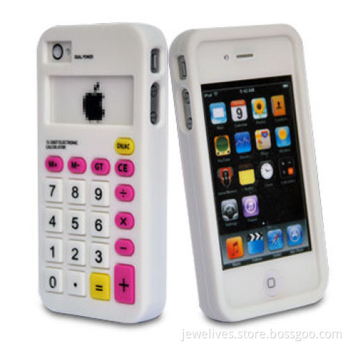 New Design Silicone Cases for Apple's iPhone 4, Calculator Shape